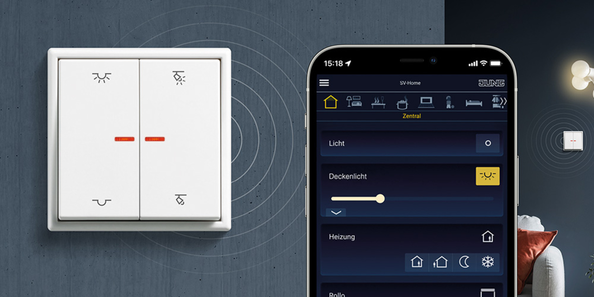 KNX RF Taster bei EHS Sperenberg in Zossen/OT Dabendorf